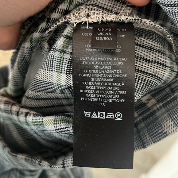 URBAN OUTFITTERS XS ROMPER FLANNEL STYLE ROMPER CUTE UO CUTE MINI DRESS ROMPER - Picture 13 of 16